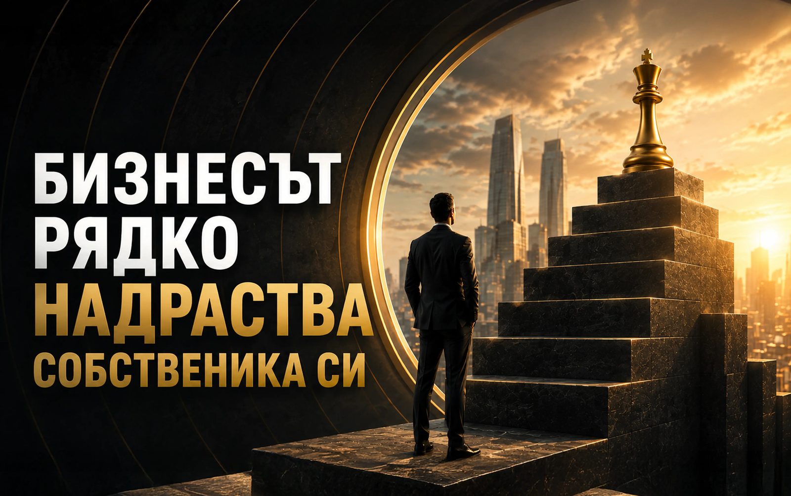 Бизнесът рядко надраства собственика си