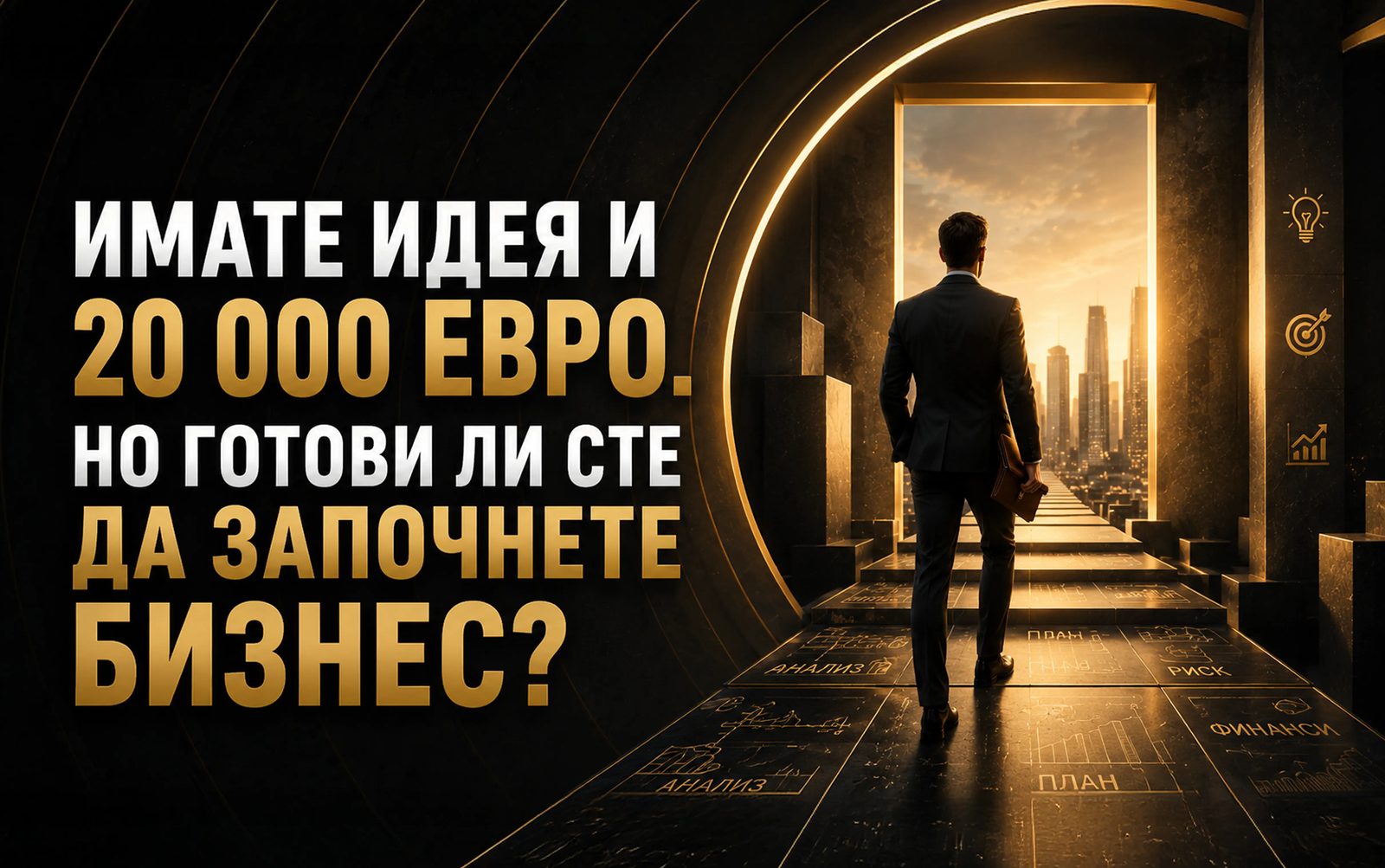 Имате идея и 20 000 евро. Но готови ли сте да започнете бизнес?