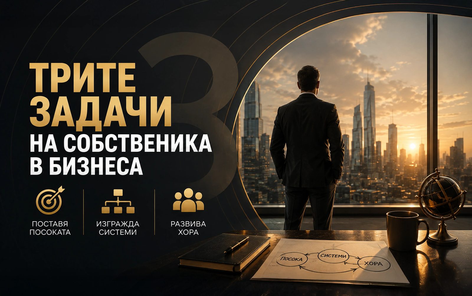 Собственикът не трябва да върши всичко. Той трябва да изгради бизнес, който може без него.