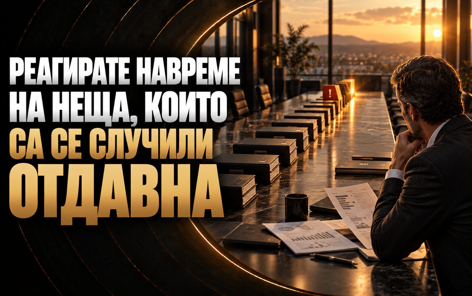 Реагирате навреме на неща, които са се случили отдавна